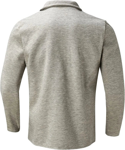 Men's Casual Blazer Navy Polyester - 3