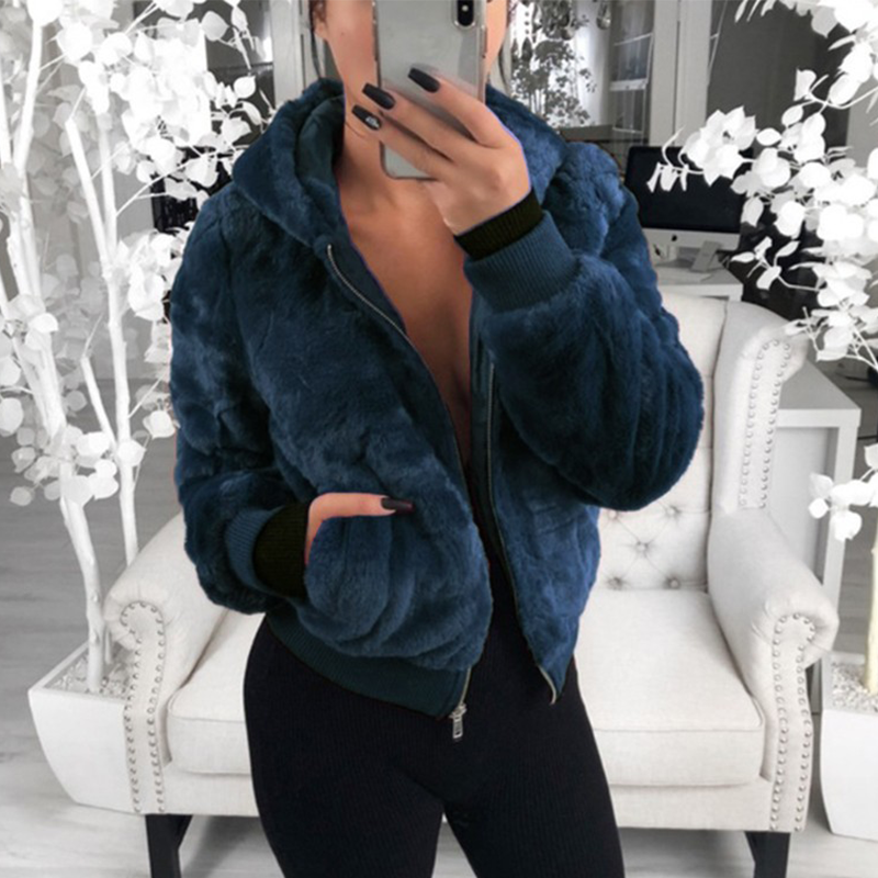 Women's Hoodie Gray Ultra-Soft Cotton Blend - 7