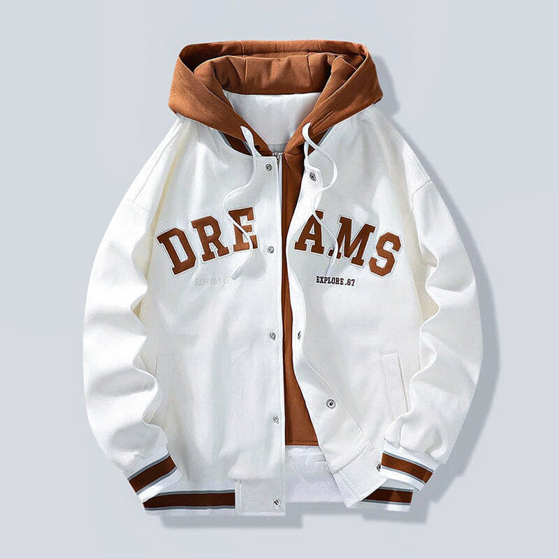 Women's Hooded Jacket Black Casual Cotton - 1