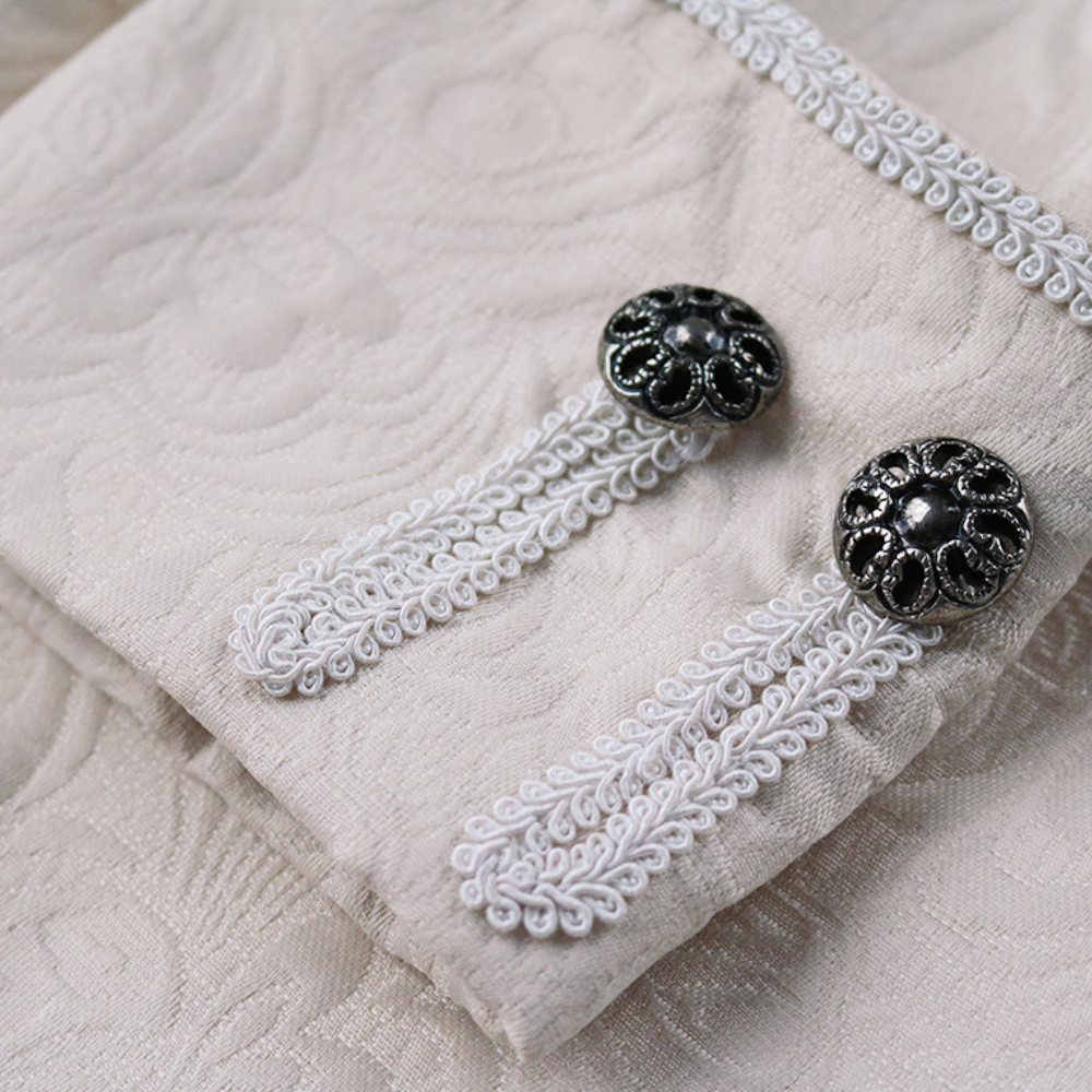 Men's Overcoat Brown Wool Vintage Style Long Coat - 3