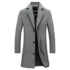 Men's Coat Black Lightweight Cotton Button-Up - 5