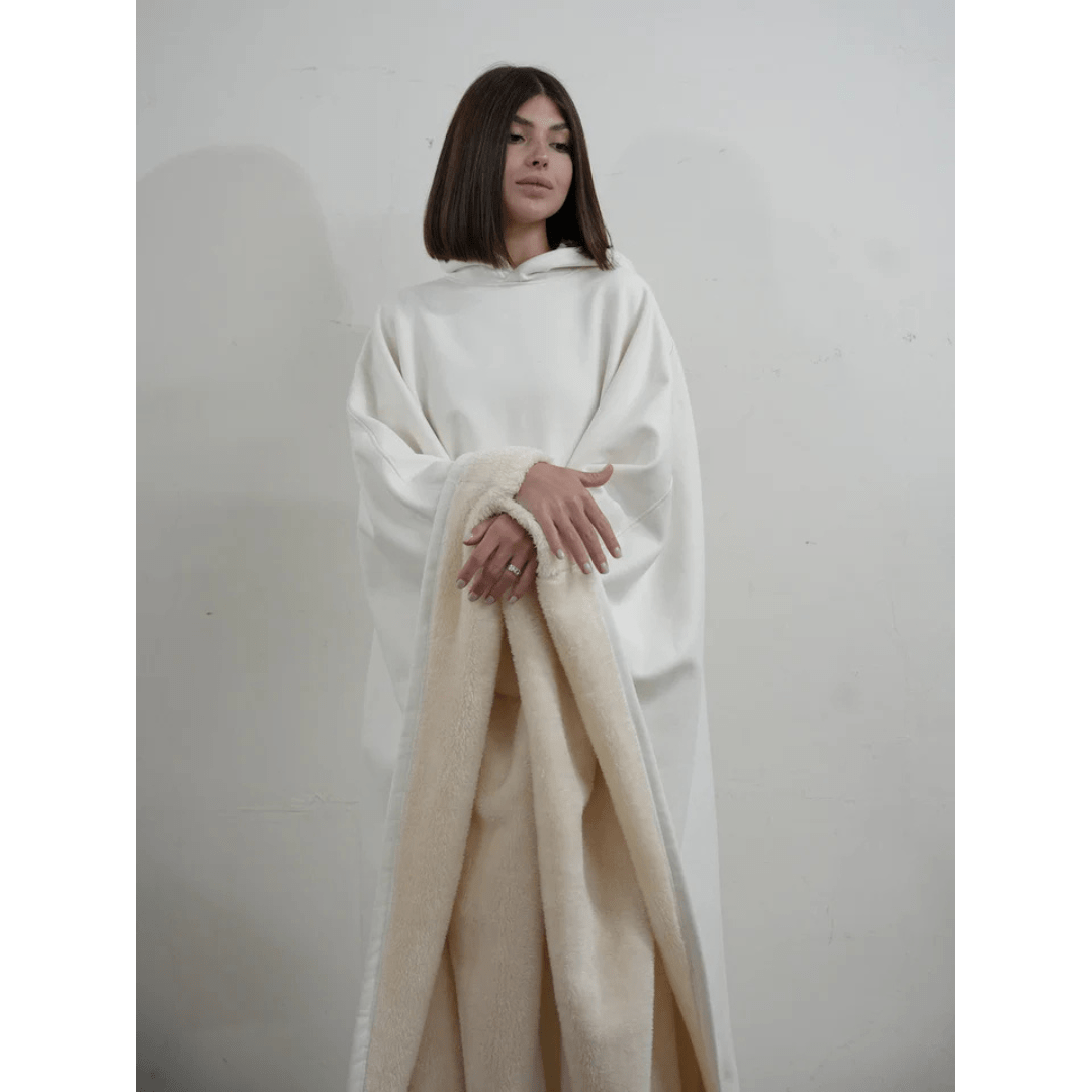 Women's Oversized Hoodie Gray Fleece Sweatshirt for Comfort - 10