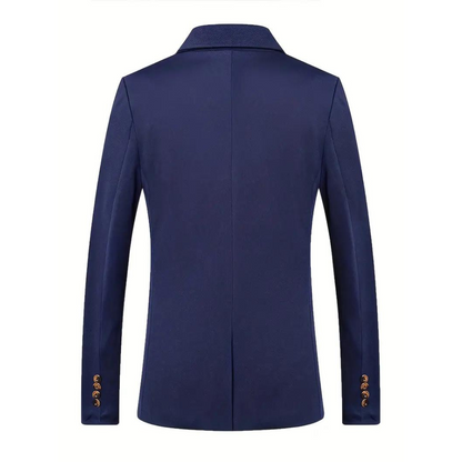 Men's Blazer Black Slim Fit Acetate - 3