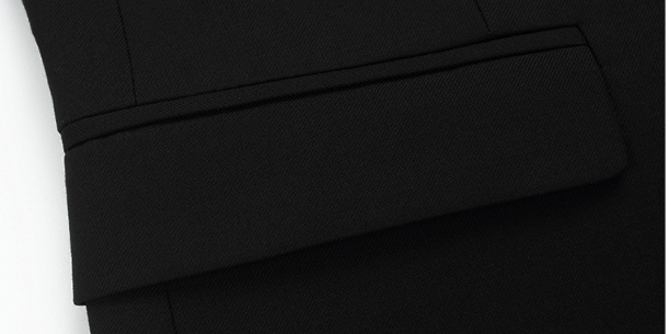 Men's Blazer Black Slim Fit Acetate - 8