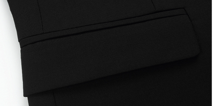 Men's Blazer Black Slim Fit Acetate - 8