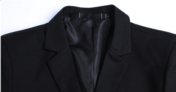 Men's Blazer Black Slim Fit Acetate - 9
