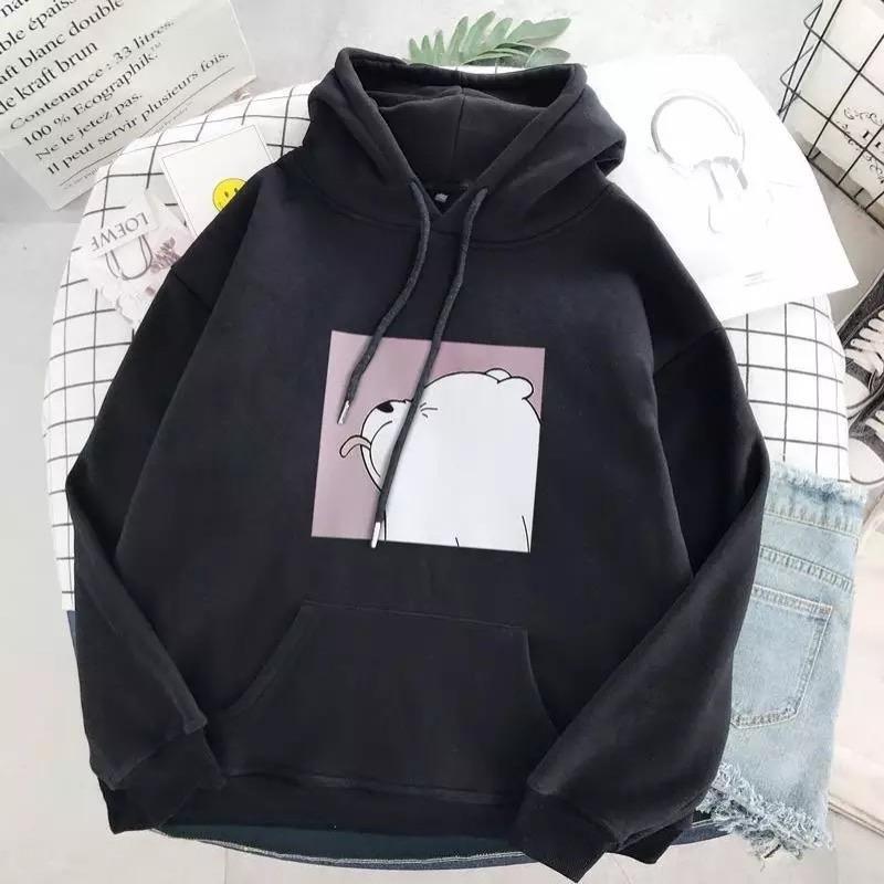 Unisex Oversized Hoodie Gray Cotton Casual - 9