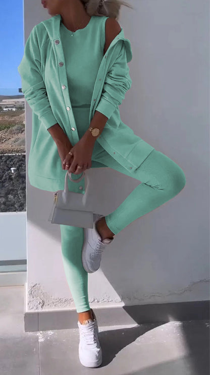 Women's Hooded Sweatshirt Black Cotton Blend - 8