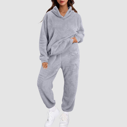Women's Loungewear Set Gray Soft Fabric - 11
