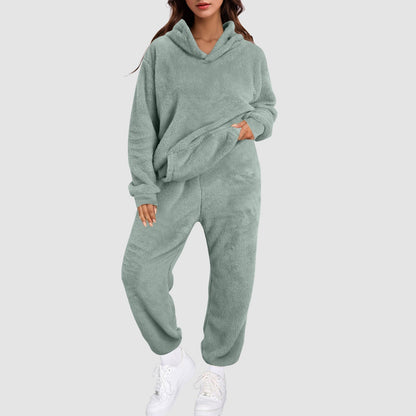 Women's Loungewear Set Gray Soft Fabric - 9