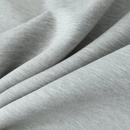 Women's Hooded Vest Grey Cotton-Polyester Blend - 9