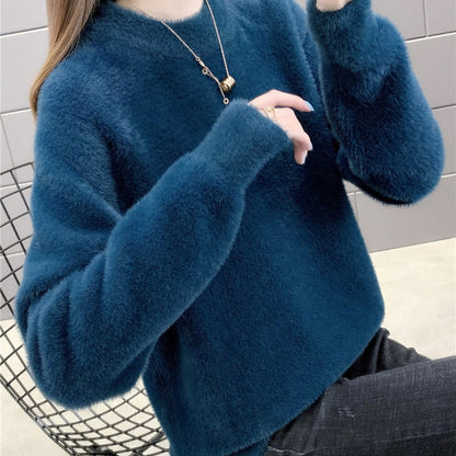 Warm, Thick, and Cozy Cotton Pullover Sweater Tops 1