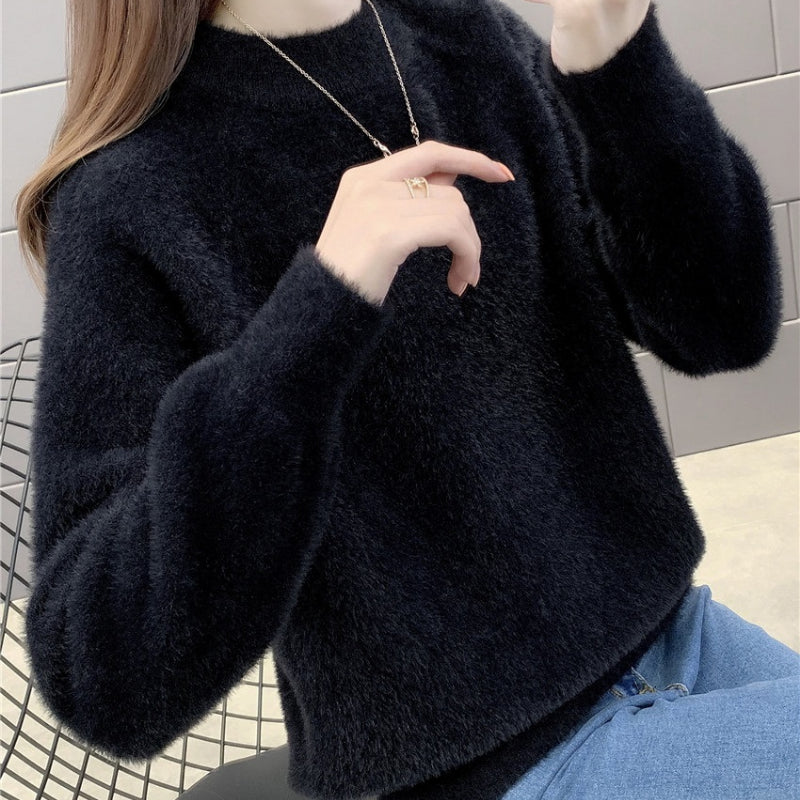 Warm, Thick, and Cozy Cotton Pullover Sweater Tops 3