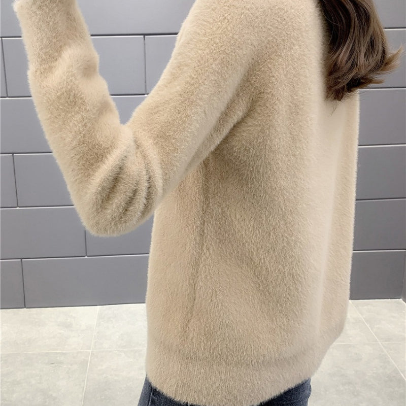 Warm, Thick, and Cozy Cotton Pullover Sweater Tops 5