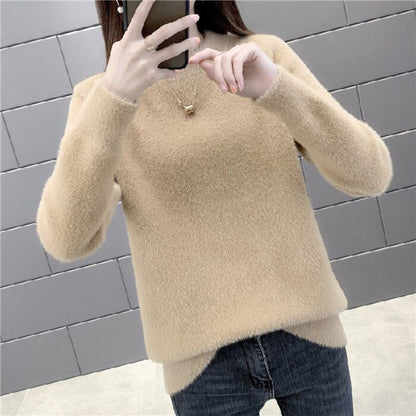 Warm, Thick, and Cozy Cotton Pullover Sweater Tops 6