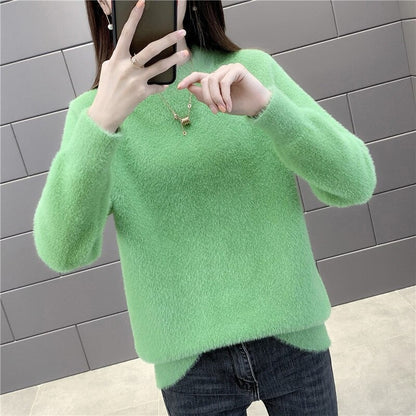 Warm, Thick, and Cozy Cotton Pullover Sweater Tops 8