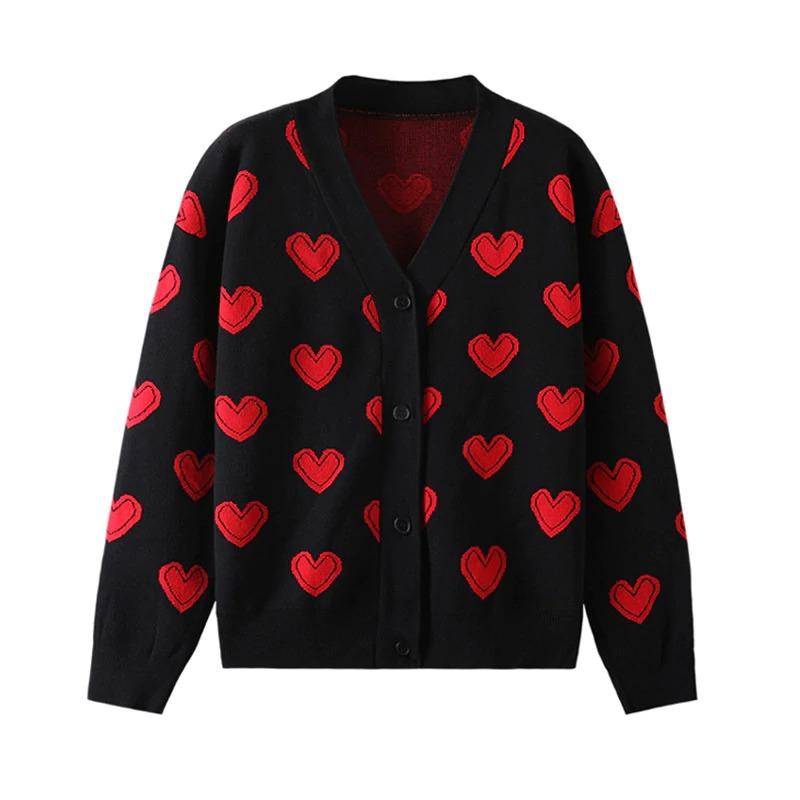 Warm and Comfy Be My Valentine Cardigan Top 4