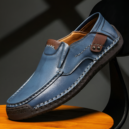 Men's Premium Leather Loafers – sole detail | Hensley London