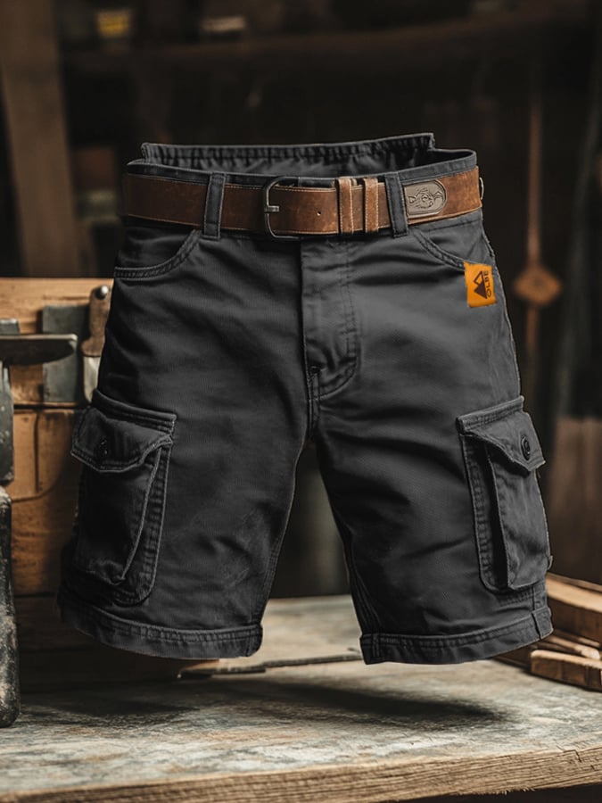 Men's Outdoor Cargo Pants – front view | Hensley London