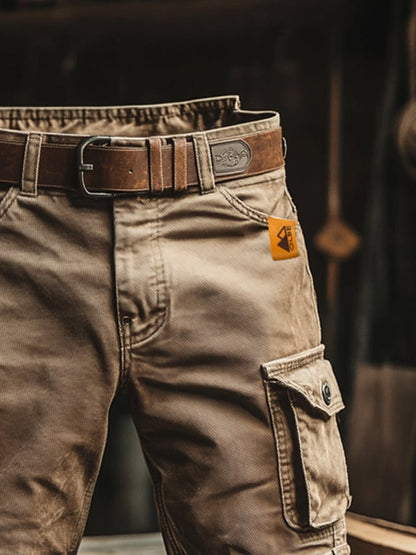 Men's Outdoor Cargo Pants – back view | Hensley London