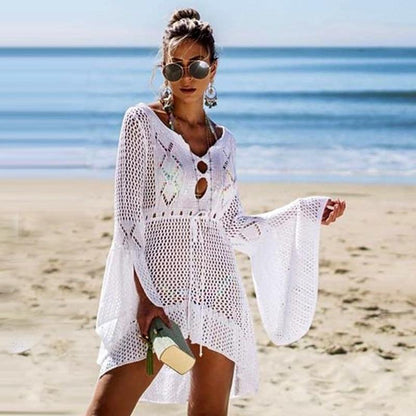 Willa Women's Beach Cover Up | Stylish Mesh Tunic