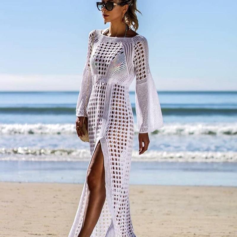 Willa Women's Beach Cover Up | Stylish Mesh Tunic - Image 2