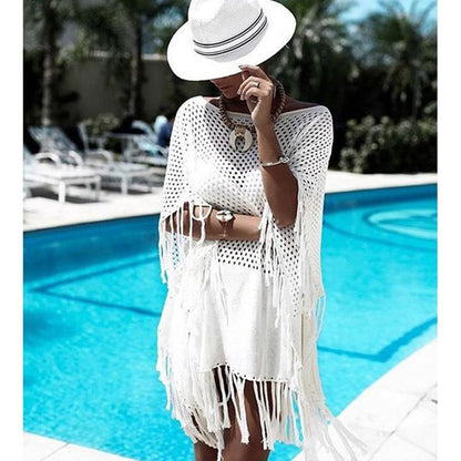 Willa Women's Beach Cover Up | Stylish Mesh Tunic - Image 11