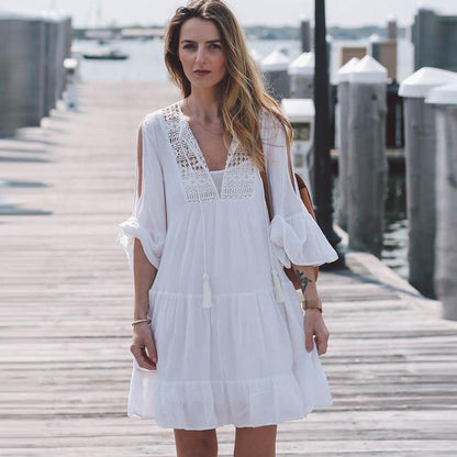 Willa Women's Beach Cover Up | Stylish Mesh Tunic - Image 10
