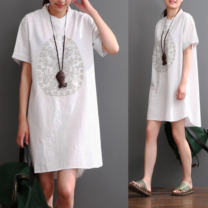 Wira Casual Dress | Summer Print, Cotton Linen