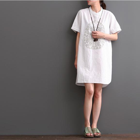 Wira Casual Dress | Summer Print, Cotton Linen - Image 2