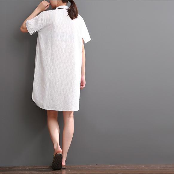 Wira Casual Dress | Summer Print, Cotton Linen - Image 4
