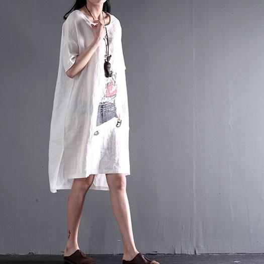 Willa Linen Shift Dress | Plus Size, Summer Maxi - Image 2