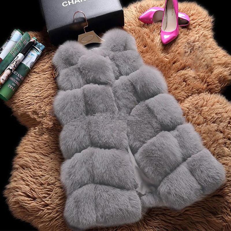 Winter Faux Fur Vest Jacket 0