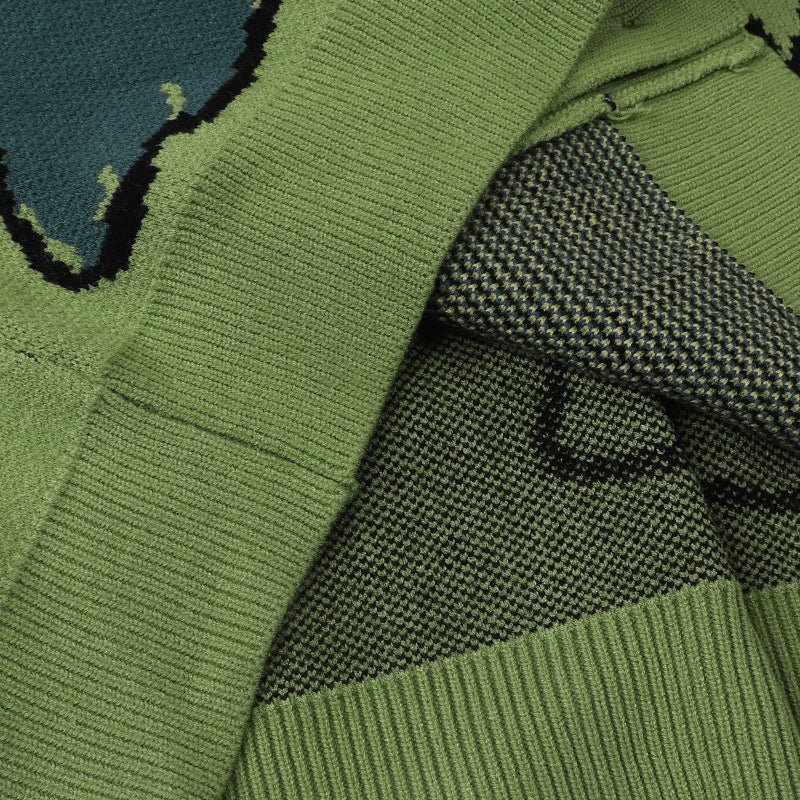 Winter Loose Dinosaur Pattern Knitted Sweaters 6