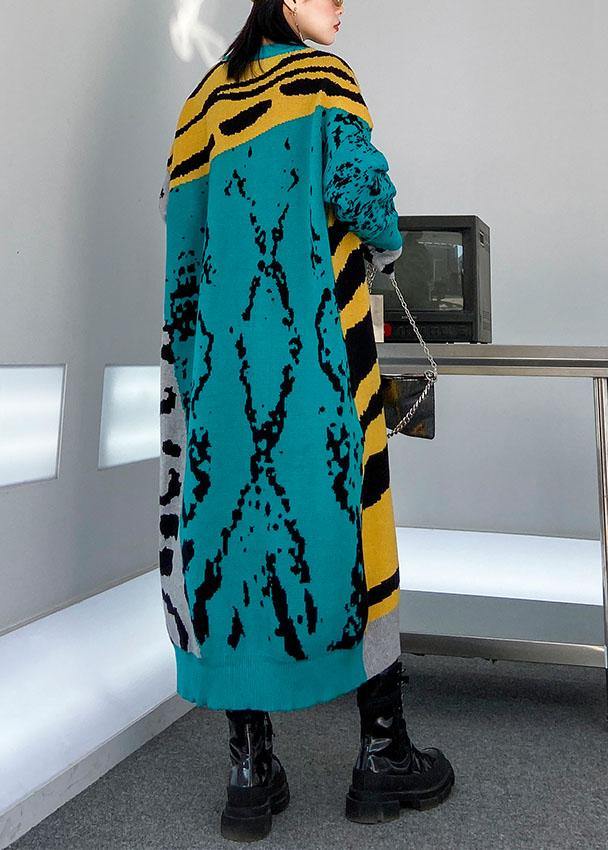 Women's Tunic Dress Yellow Cotton Blend - 4