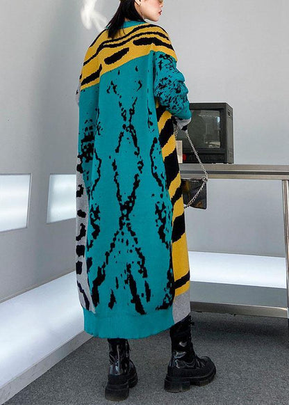 Women's Tunic Dress Yellow Cotton Blend - 4