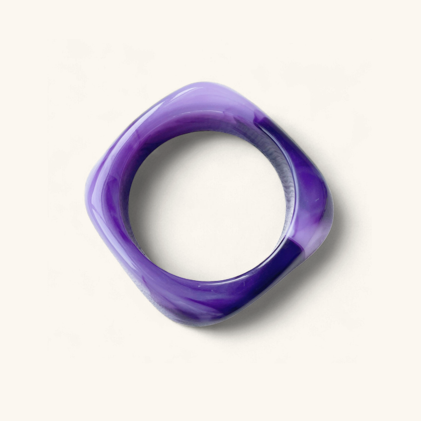 Women's Bangle Purple Luxe-Grade Acrylic 16
