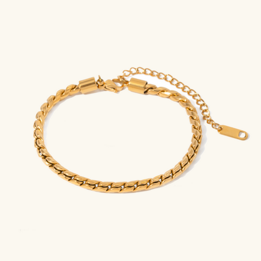 Women's Bracelet Gold Stainless Steel 18k Plated 0