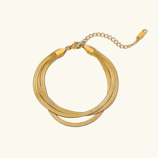 Women's Bracelet Gold Stainless Steel 18k Waterproof 0