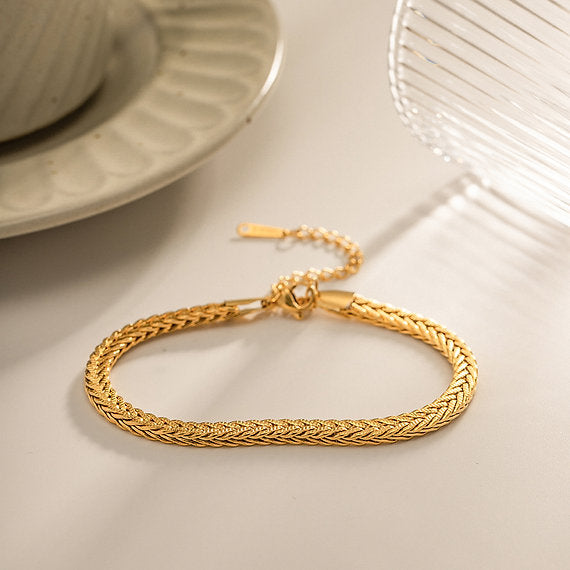 Women's Bracelet Gold Stainless Steel 18k Waterproof 3