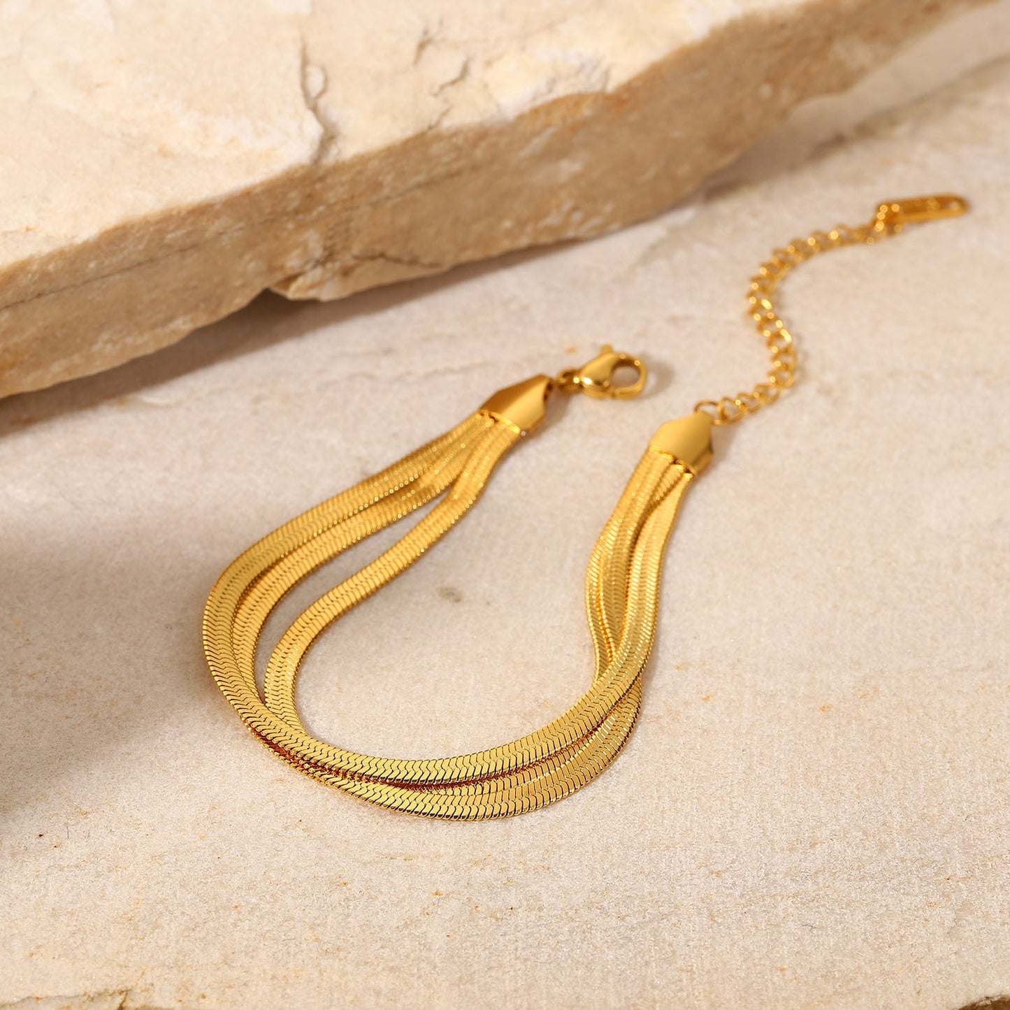 Women's Bracelet Gold Stainless Steel 18k Waterproof 4
