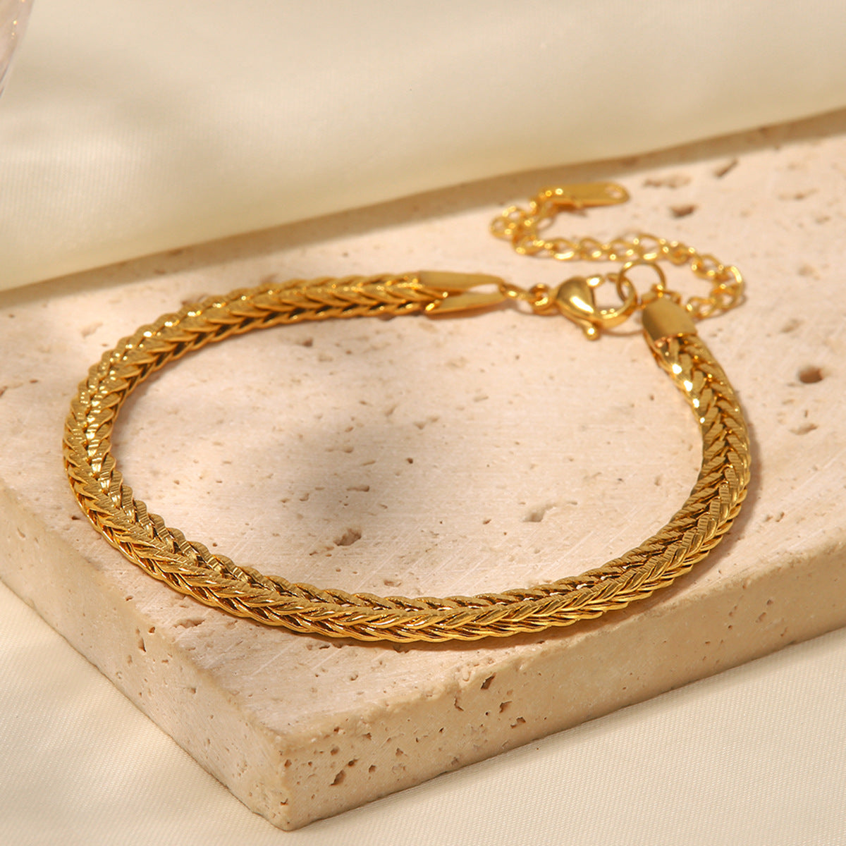 Women's Bracelet Gold Stainless Steel 18k Waterproof 4