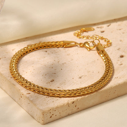 Women's Bracelet Gold Stainless Steel 18k Waterproof 4