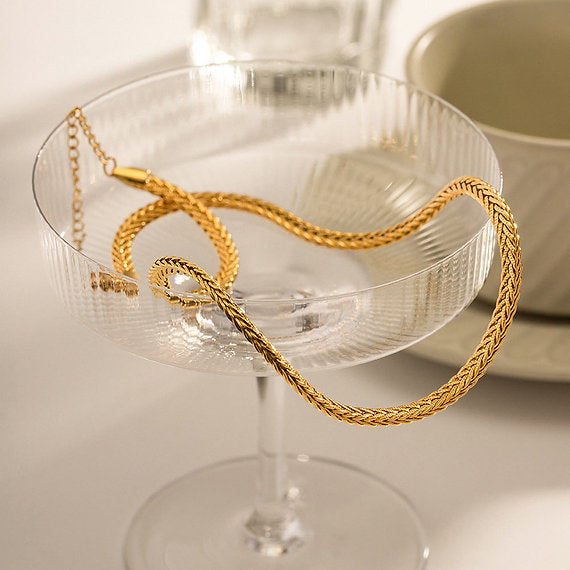 Women's Bracelet Gold Stainless Steel 18k Waterproof 7
