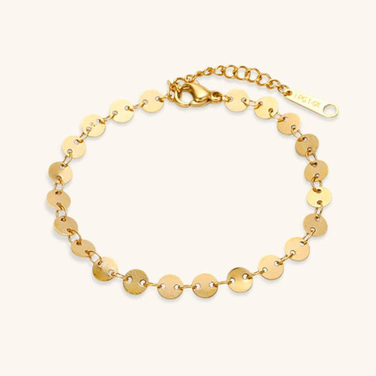 Women's Bracelet Gold Stainless Steel Chain Elegant Design 0