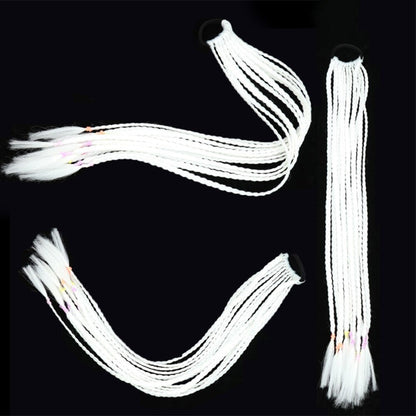 Women's Braided Hair Wigs Multi-Color High-Temperature Fiber 48