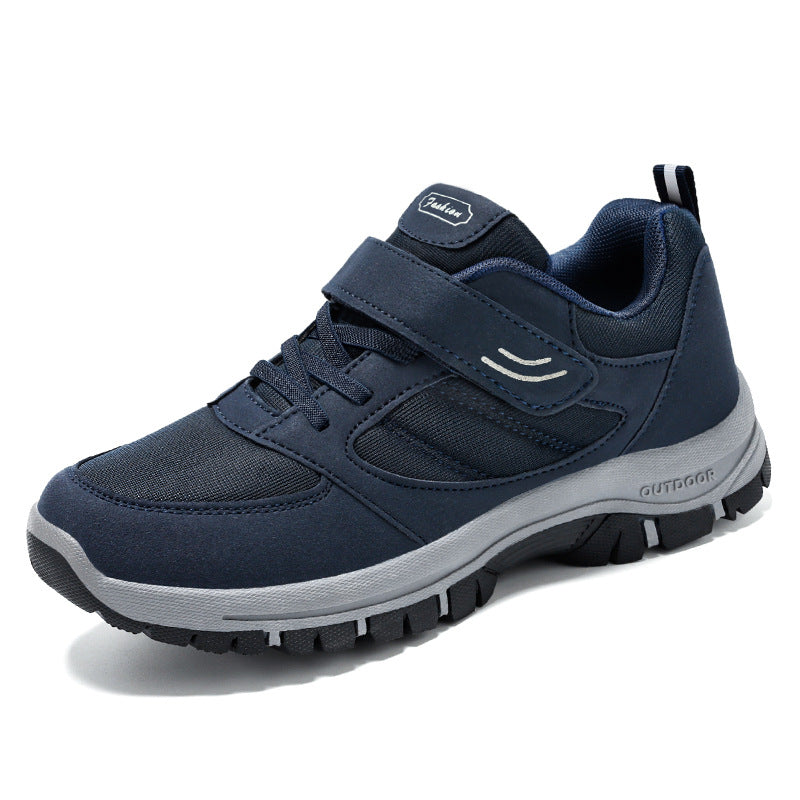 Women's Breathable Mesh Low-Top Sneakers with Velcro Strap and Cushioned Sole 3