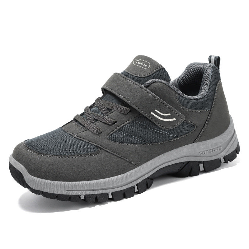 Women's Breathable Mesh Low-Top Sneakers with Velcro Strap and Cushioned Sole 4