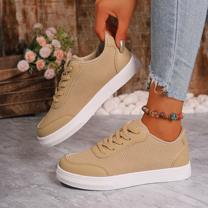 Women's Breathable Mesh Orthopedic Sneakers – Low Top Lace-Up Casual Shoes with Cushioned Sole 2