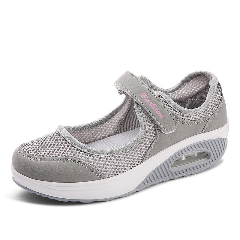 Women's Casual Low-Top Shoes with Velcro Strap and Air Cushion Sole for Everyday Comfort 5